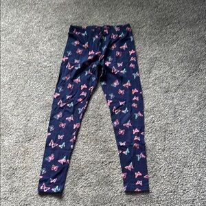 SO Navy Leggings with butterfly Pattern